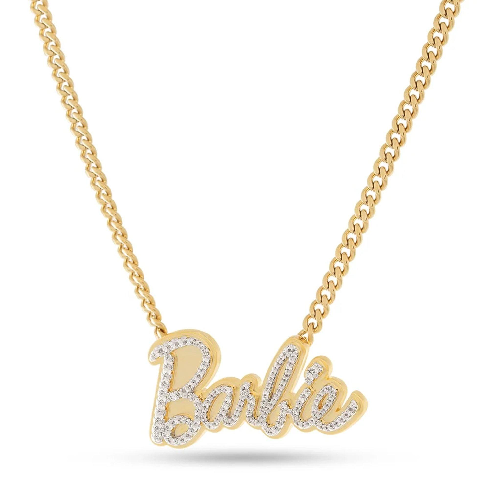 King Ice x Barbie Necklace - Gold - GOLD